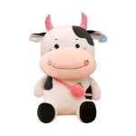 risingff peluche vache oreiller doux en peluche cadeau pour enfants oreiller de couchage cadeau pour ...