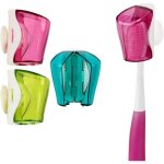 risingff porte - brosse  dents mural avec ventouse 3 pices avec housse pour salle de bain