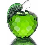 �risingff presse - papier en cristal pomme verte 40 mm figurine de collection en verre d�coration de ...