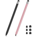 risingff stylet capacitif universel 2 en 1 pour cran tactile pour iphone / ipad / tablette pro (noir ...
