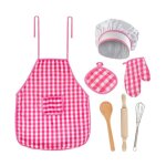 �risingff v�tements de chef pour enfants - ensemble 7 pi�ces - tablier et toque de chef etc. multicolore ...