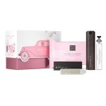 Coffret dsodorisant voiture - sakura - parfum emblmatique - support en bois - lingettes incluses