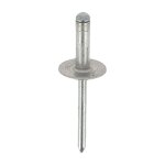 Rivet alu t�te large � 48 x 17 mm haut - parleur