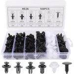 Rivet clips plastique - handeiu - 100 pi�ces - r�sistants � lusure - universels - faciles � installer ...