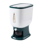 De riz automatique 10kg avec tasse de rinçage distributeur de riz intelligent stockage de riz seau de ... De riz automatique 10kg avec tasse de rinçage distributeur de riz intelligent stockage de riz seau de ...