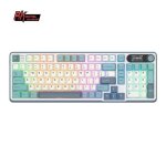 Rk royal kludge s98 clavier m�canique avec �cran intelligent et boutons96% sans filbt / 24 ghz / usb ...