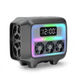 Rk royal kludge rk84 - de clavier de jeu 75 % 85 touches compact tkl bluetooth interrupteur marron r�tro�clair ...
