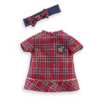Robe et bandeau - corolle - ftes - rouge - 36cm - pour enfants  partir de 3 ans