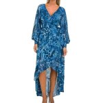 Robe bleu  motifs femme guess nuovo bahia