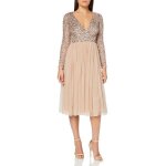 Robe de crmonie - cocktail - mariage maya deluxe - eg024 - midi - mm - taupeblush