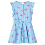 Robe chemise b�b� fille - vidaxl - bleu - pratique - durable - tendance