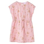 Robe - vidaxl - fille - couleur vieux rose - taille 15 � 10 ans - v�tements abordables