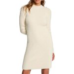 Robe ecru femme morgan duveteuse