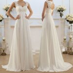 Robe longue femme Élégante mariage soirée - robe dentelle col v sans manches - robe chic bohème cocktail ... Robe longue femme Élégante mariage soirée - robe dentelle col v sans manches - robe chic bohème cocktail ...