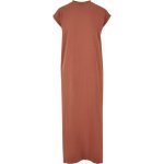Robe longue femme - urban classics - manches inclin�es - fentes lat�rales - 100% coton