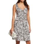 Robe noir / blanc femme morgan delta