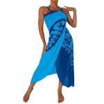 Robe de plage bohème en maille avec imprimé papillon tissu extensible mélange polyester et élasthanne ... Robe de plage bohème en maille avec imprimé papillon tissu extensible mélange polyester et élasthanne ...
