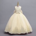 Robe de princesse en dentelle pour enfant ecelen - robe de soire sans manches pour fte danniversaire ...