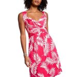 Robe rose / blanche femme morgan rcapa
