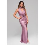 Robe du soir maxi opal - ombre - pour femme - violet clair