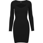 Robe - urban classics - robe pull - noir - femme - ajustée Robe - urban classics - robe pull - noir - femme - ajustée
