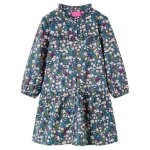 Robe - vidaxl - robe manches longues - 100% lyocell - imprimé floral - taille 116 (5 - 6 ans) Robe - vidaxl - robe manches longues - 100% lyocell - imprimé floral - taille 116 (5 - 6 ans)