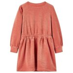 Robe - vidaxl - manches longues - rose moyen - pour filles de 15 � 10 ans - confortable et r�sistante ...