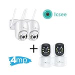 Robicam dualzone 4 ? kit de vidosurveillance 2 extrieures + 2 intrieures ultra hd