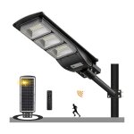 Robicam raptor 3 ? lampadaire solaire 1200 w avec d�tecteur de mouvement