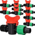 Robinet darr�t robinet � bille tuyau darrosage goutte � goutte 1 / 2 pour tuyaux darrosage goutte � goutte ...