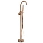 Robinet autoportant rea lungo cuivre brossé robinet de baignoire autoportant Robinet autoportant rea lungo cuivre brossé robinet de baignoire autoportant