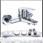 Robinet de baignoire - robinet de douche - sortie de douche 1 / 2 - corps en laiton de qualit suprieure ...