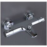 Robinet de baignoire thermostatique 20 - 50 ? acier inoxydable 2 sorties deau robinet de douche mitigeur ...