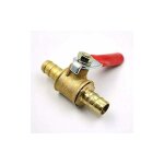 Robinet � boisseau sph�rique en laiton - okz - 8 mm - vanne darr�t - barbel�e - adaptateur pour eau gaz ...