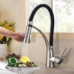 Robinet cuisine avec douchette 2 fonctions mitigeur cuisine avec douchette extractible robinet �vier ...