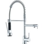 Robinet cuisine douchette evier cuisine mitigeur cuisine avec douchette extractible 2 fonctions bec pivotant ...