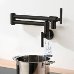 Robinets de cuisine mural - ulisem - robinetterie �vier laiton anti - fuite - bec t�lescopique haut d�bit ...