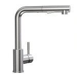 Robinet de cuisine nickel bross� douchette avec 2 modes de pulv�risation rotatif � 360� froid & chaud ...