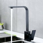 Robinet de cuisine noir robinet de cuisine rotatif  360 degrs robinet de cuisine  levier unique en ...
