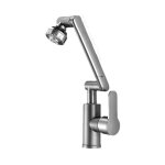 Robinet cuisine rabattable 1080� flexible rotation mitigeur cuisinerobinet evier sous fen�tre en acier ...