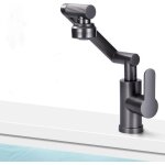 Robinet cuisine rabattable pivotant  360 flexible rotation mitigeur cuisinerobinet evier sous fentre2 ...