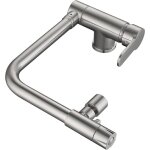 Robinet de cuisine sjqka rabattable 3 voies en laiton pivotant 360�