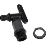 Robinet de cuve arri�re en plastique � enfonceradaptateur de bo�te de rangement deau ibcadaptateur robinet ...