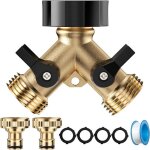 Robinet double sortie r�partiteur deau robinet double sortie machine avec interrupteur de commande double ...