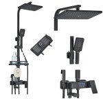 Robinet de douche thermostatique � affichage num�rique douche en abs contr�le � double poign�e m�langeur ...