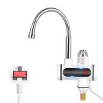 Robinet deau chaude instantan�e 3000 w robinet �lectrique avec affichage de la temp�rature led chauffe ...