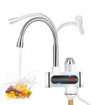 Robinet �lectrique eau avec affichage led 220 v 3000 w robinet chauffant instantan� pivotant robinet ...