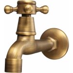 Robinet de jardin mural baogu en laiton avec valve de sortie de 12 pouce label