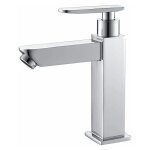 Robinet lavabo eau froide uniquement en mtal durable cartouche cramique mousseur dmontable design couleurs ...