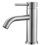 Robinet lavabo salle de bain moderne mitigeur monocommande cartouche c�ramique silencieuse eau chaude ...